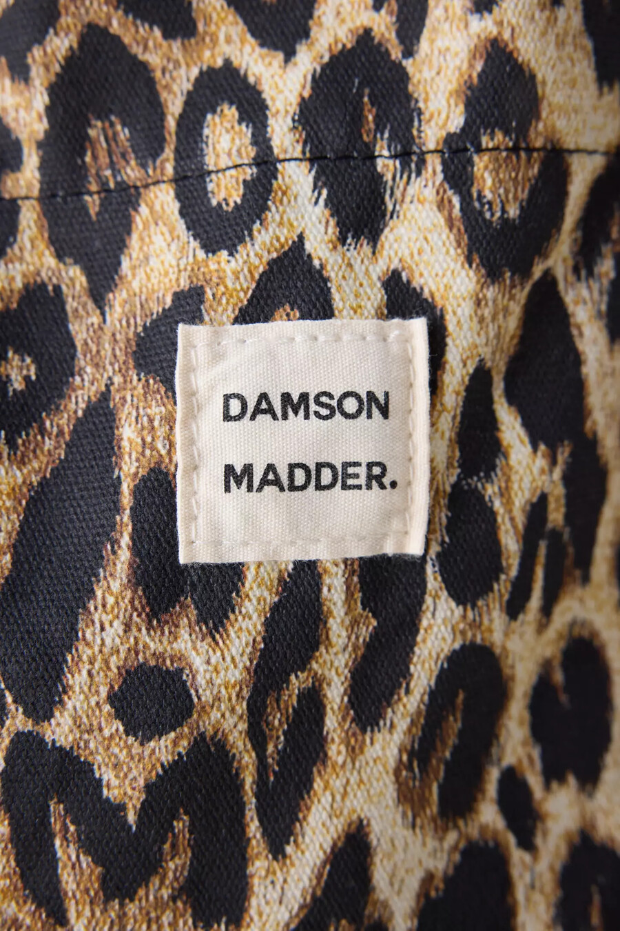 damson madder leopard tragetasche