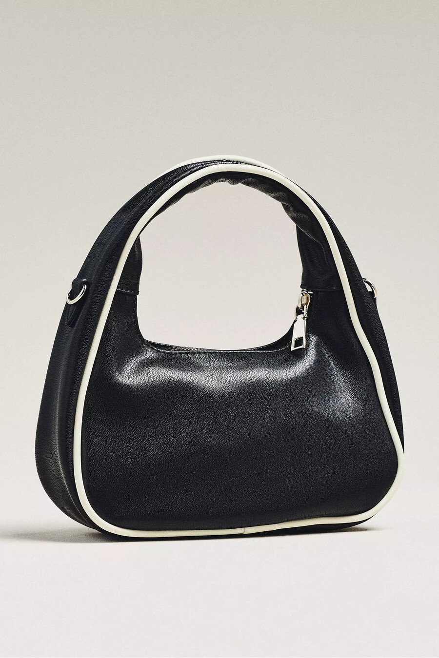 melie bianco mini-schultertasche mit paspelierung