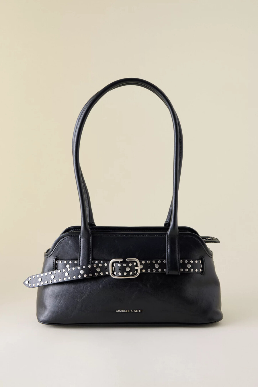 charles keith victoria schultertasche mit gürtel