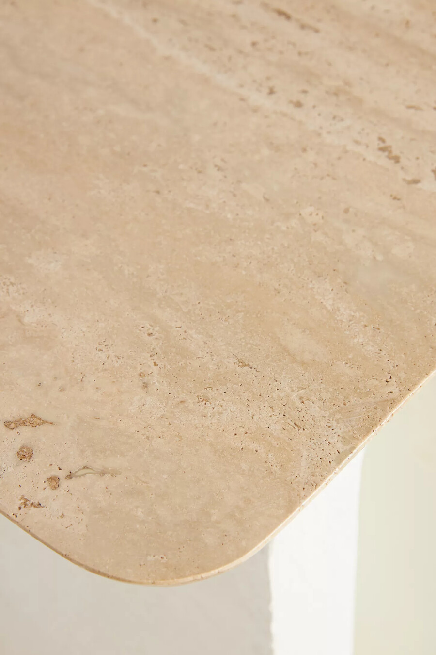 beistelltisch „aspen mit skulpturaler marmorplatte