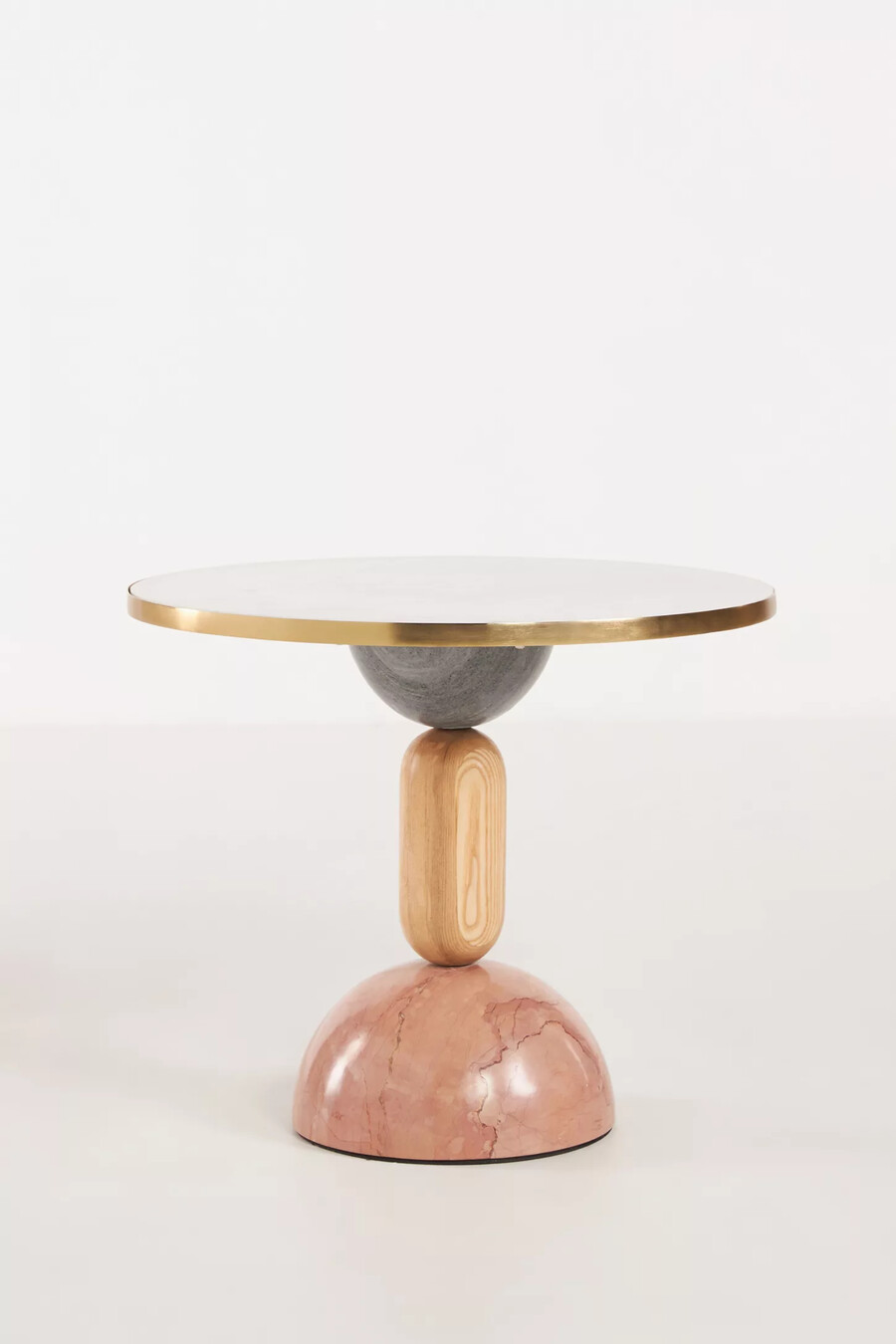 erin fetherston für anthropologie dulcette beistelltisch mit marmorplatte