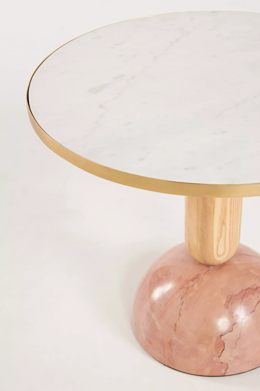 erin fetherston für anthropologie dulcette beistelltisch mit marmorplatte