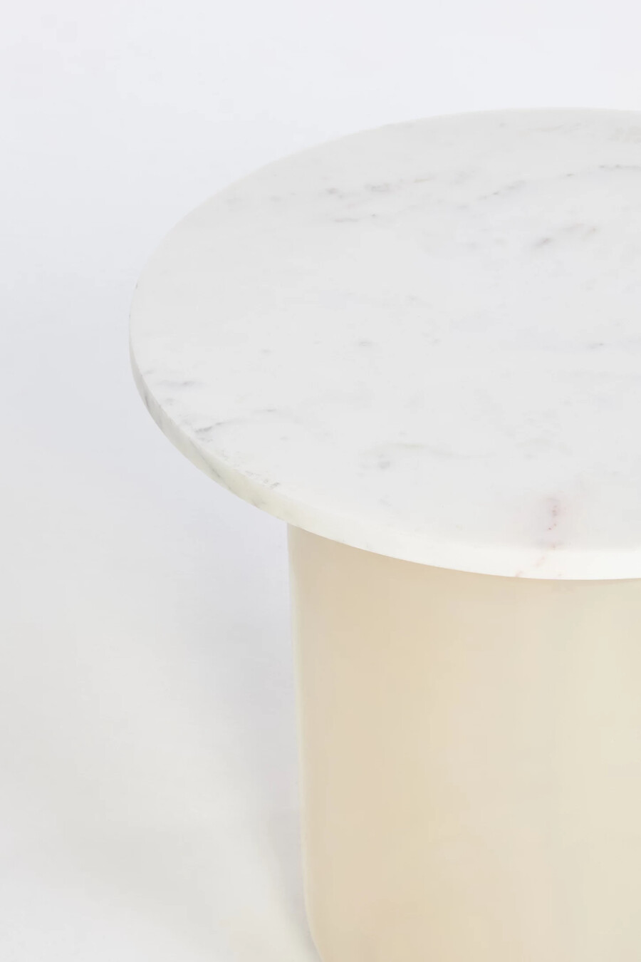 kurzer infinity glas-beistelltisch