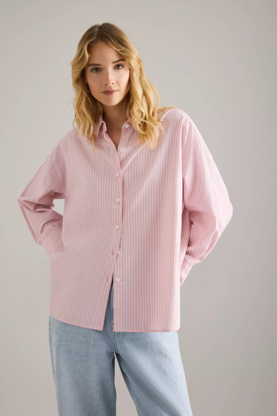 barbour rosie poplin streifenhemd