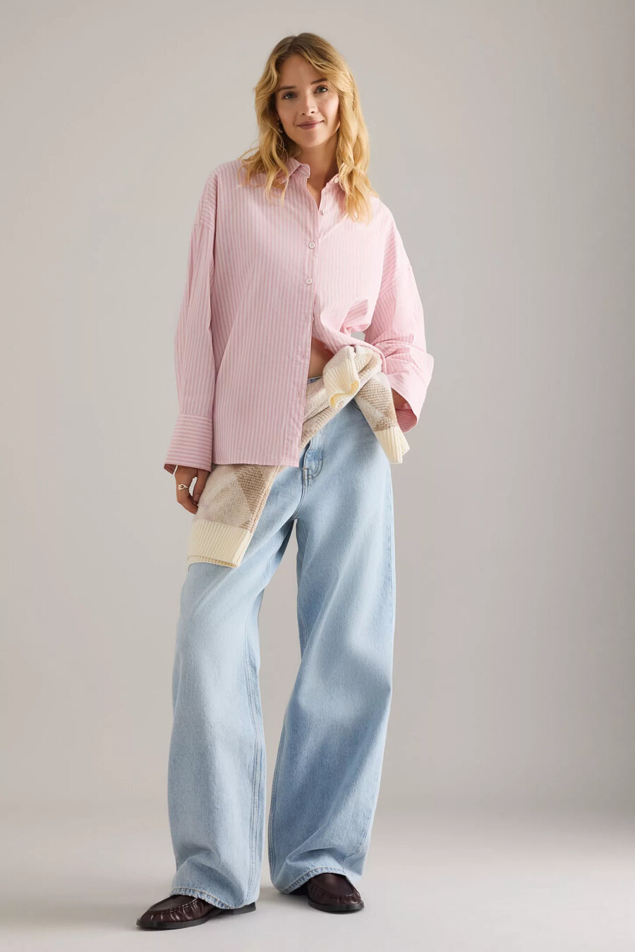 barbour rosie poplin streifenhemd