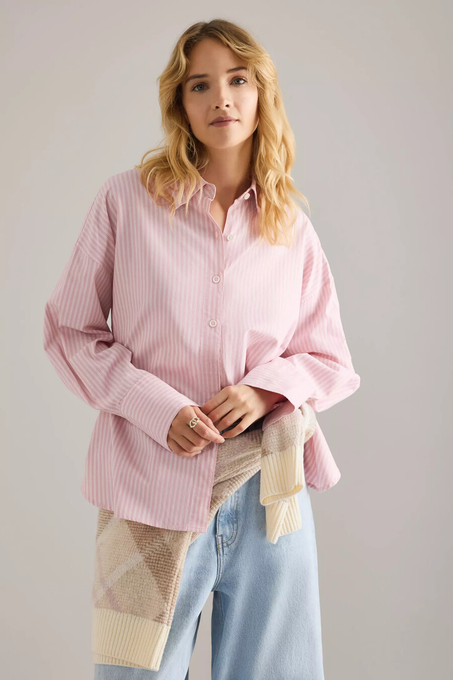 barbour rosie poplin streifenhemd