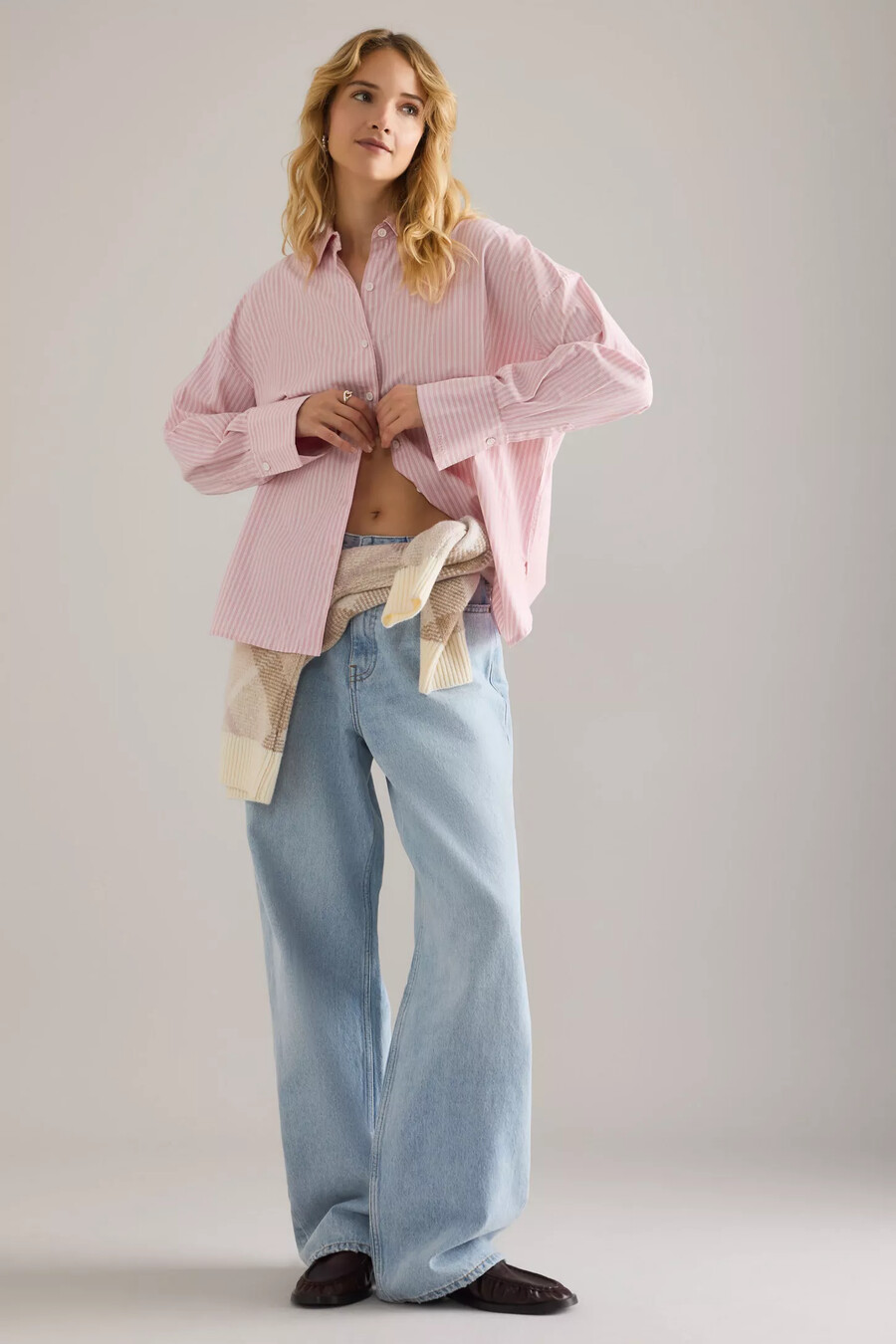barbour rosie poplin streifenhemd