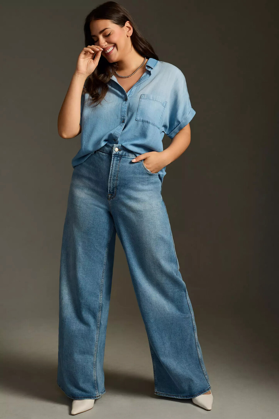 cloth stone breezy buttondown-hemd