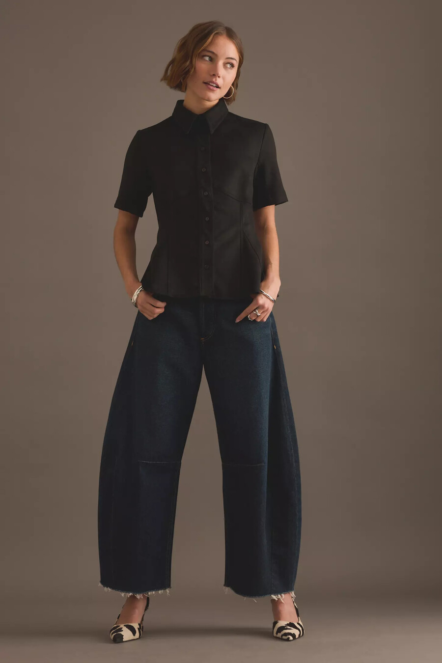 exquise bluse aus nara-wildlederimitat