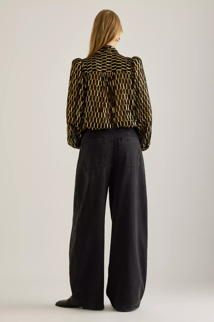 queens of archive foxy bluse mit schleife