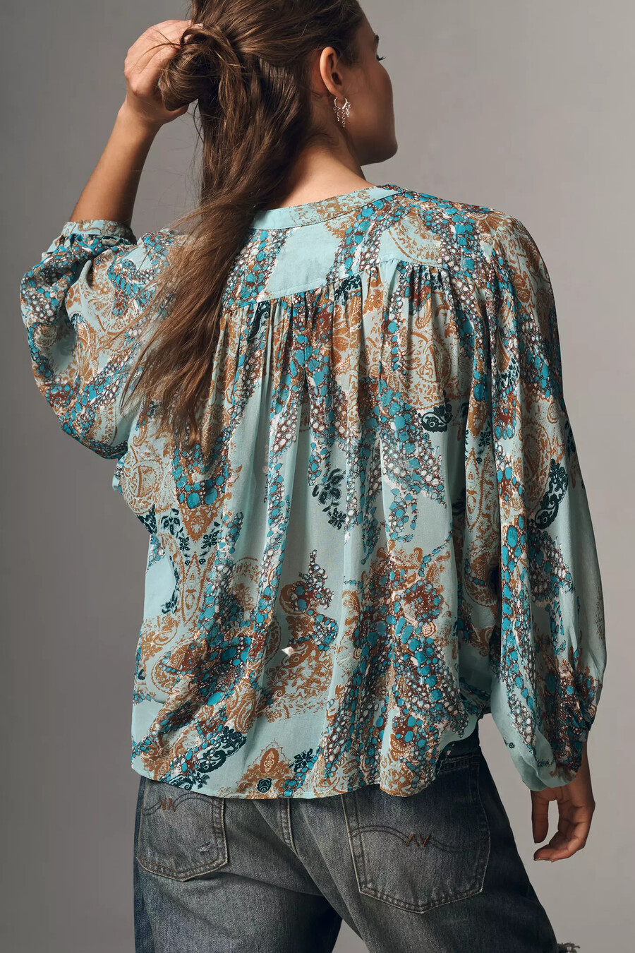 die sidney batwing bluse von pilcro verkleinerte edition