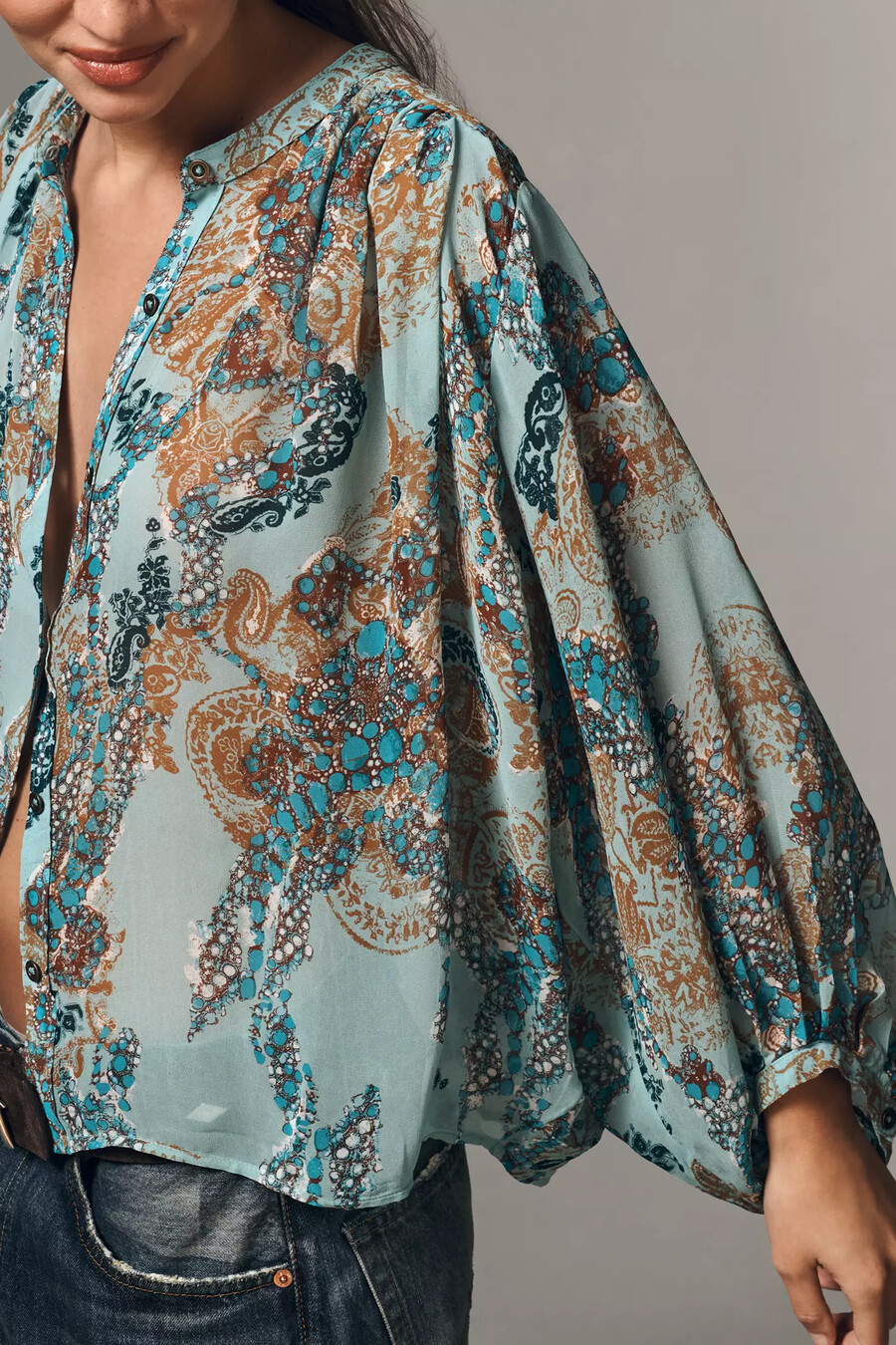 die sidney batwing bluse von pilcro verkleinerte edition