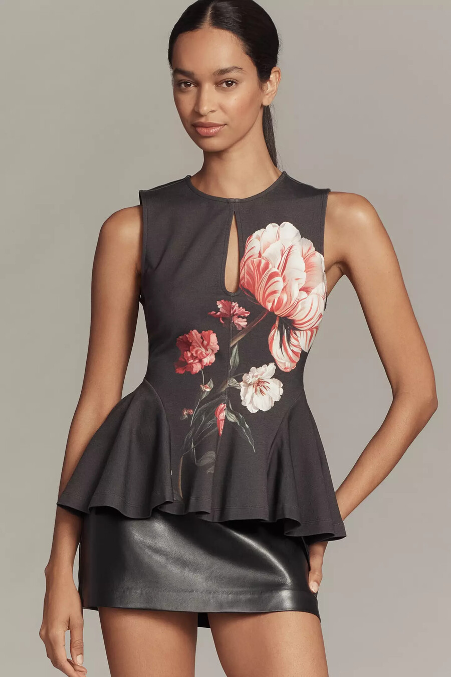 maeve night watch peplum tanktop