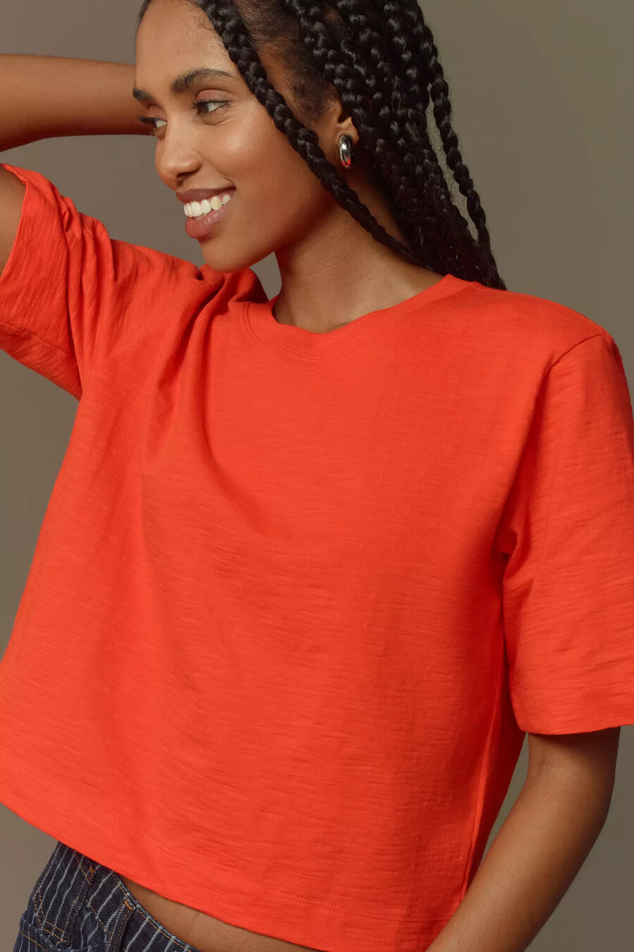 das corey kurzarm-boxy-t-shirt von maeve