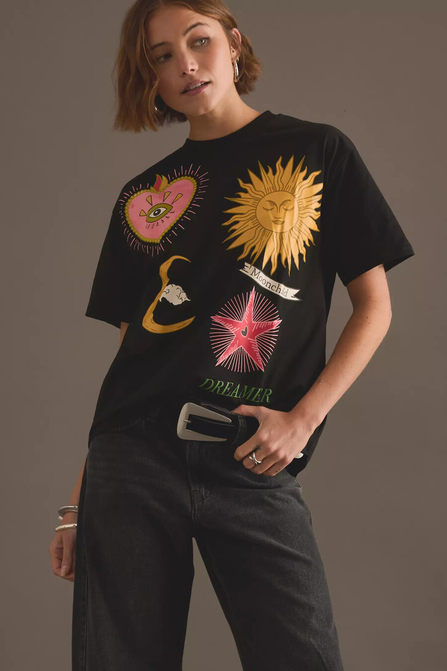 mystisches t-shirt „nie vollständig angezogen