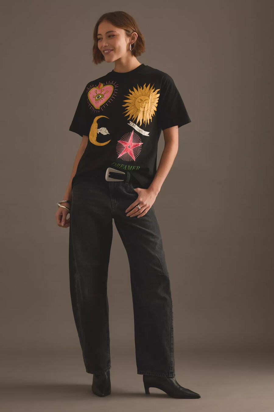 mystisches t-shirt „nie vollständig angezogen