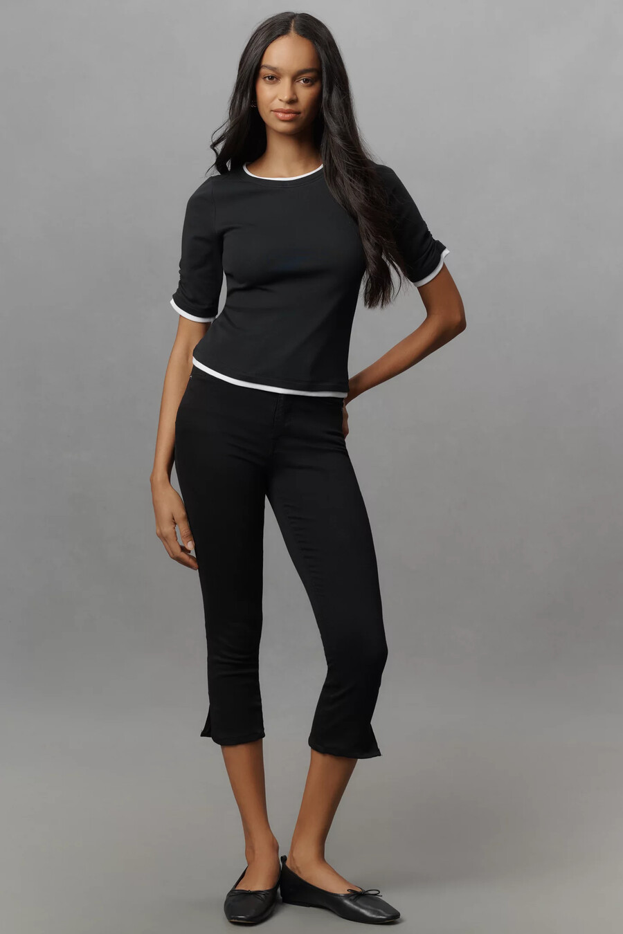 maeve doppellagiges top