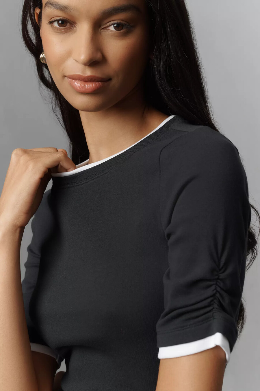 maeve doppellagiges top