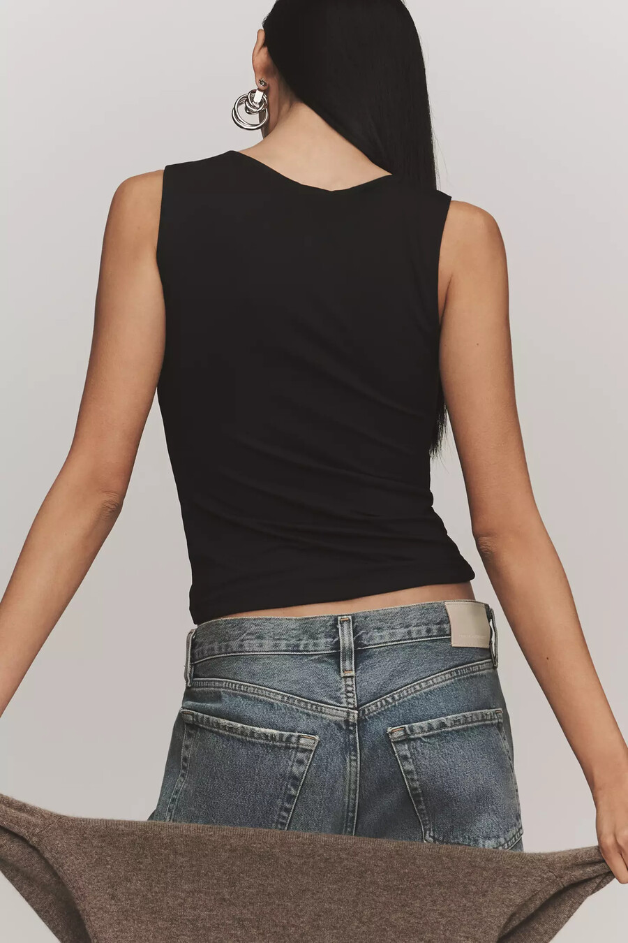 maeve tanktop mit knopfleiste