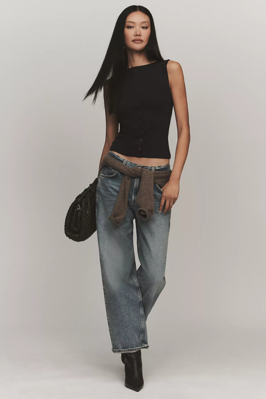 maeve tanktop mit knopfleiste