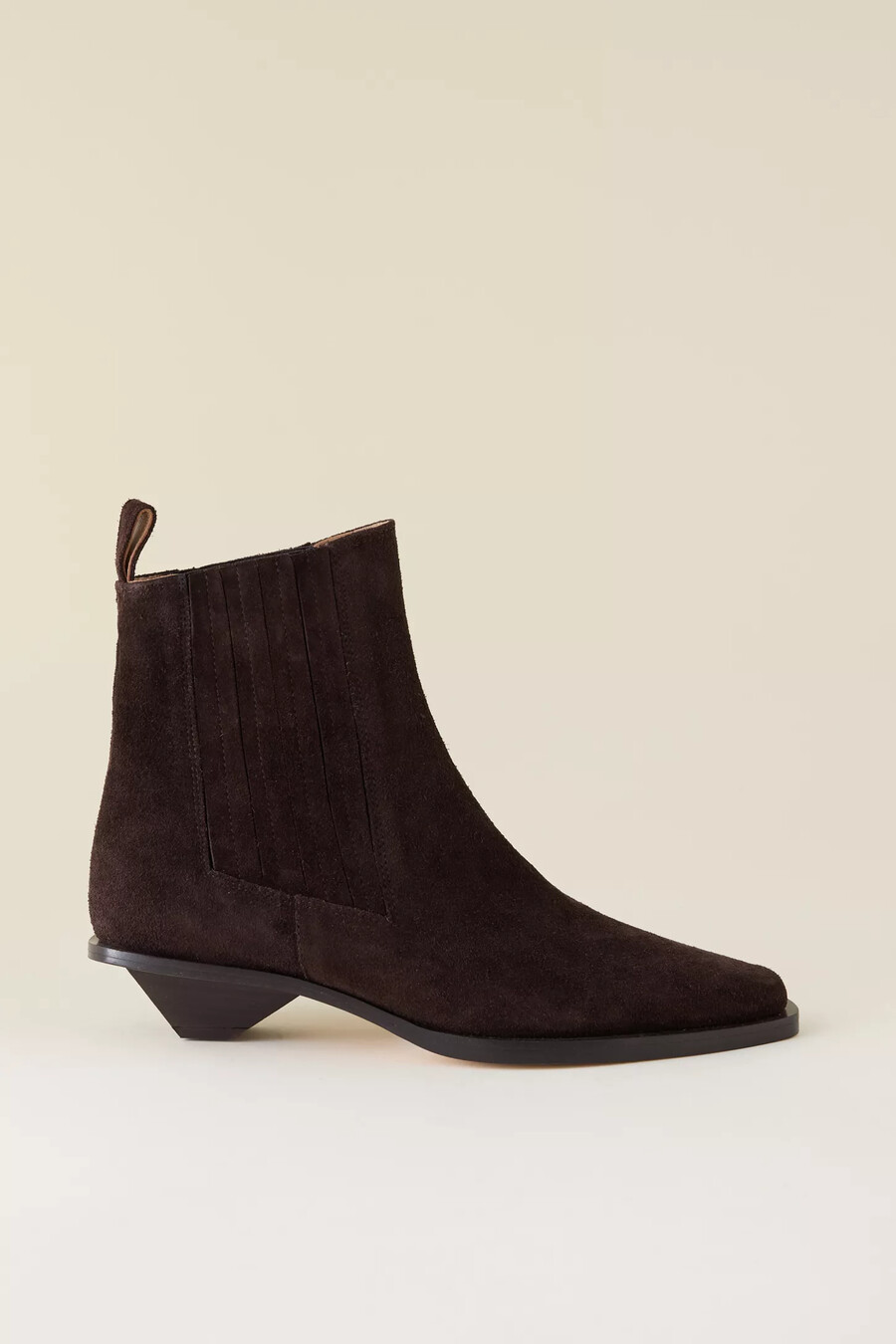 flated indigo wildlederstiefel