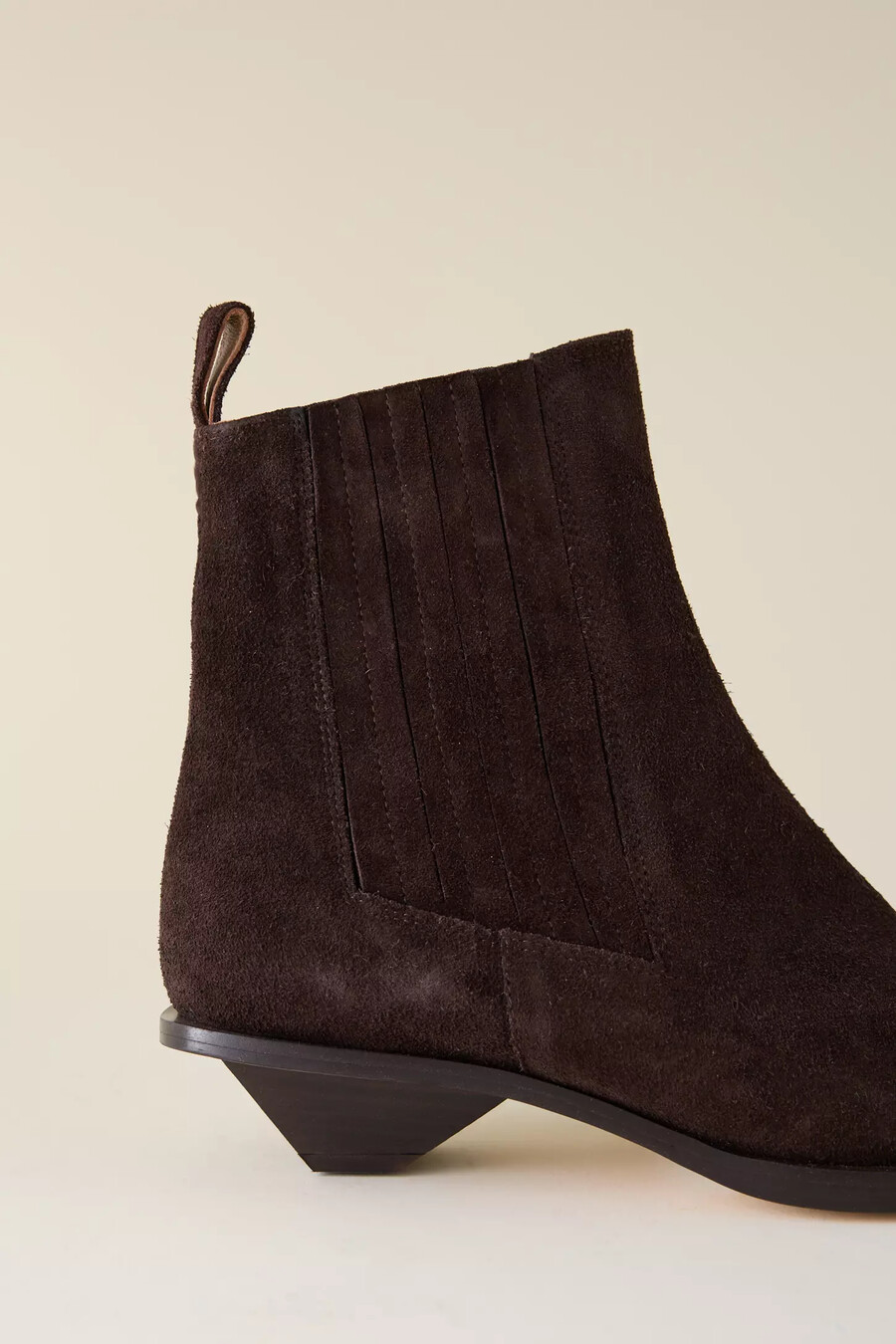 flated indigo wildlederstiefel