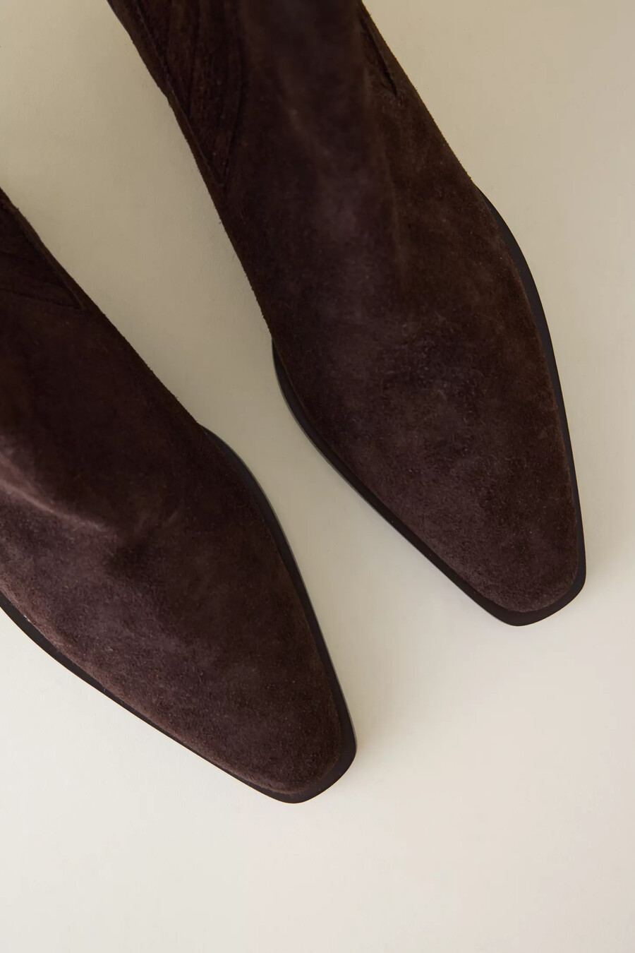 flated indigo wildlederstiefel