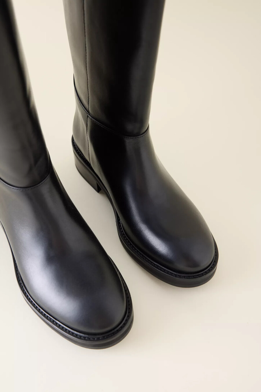 flattered frances hohe lederstiefel