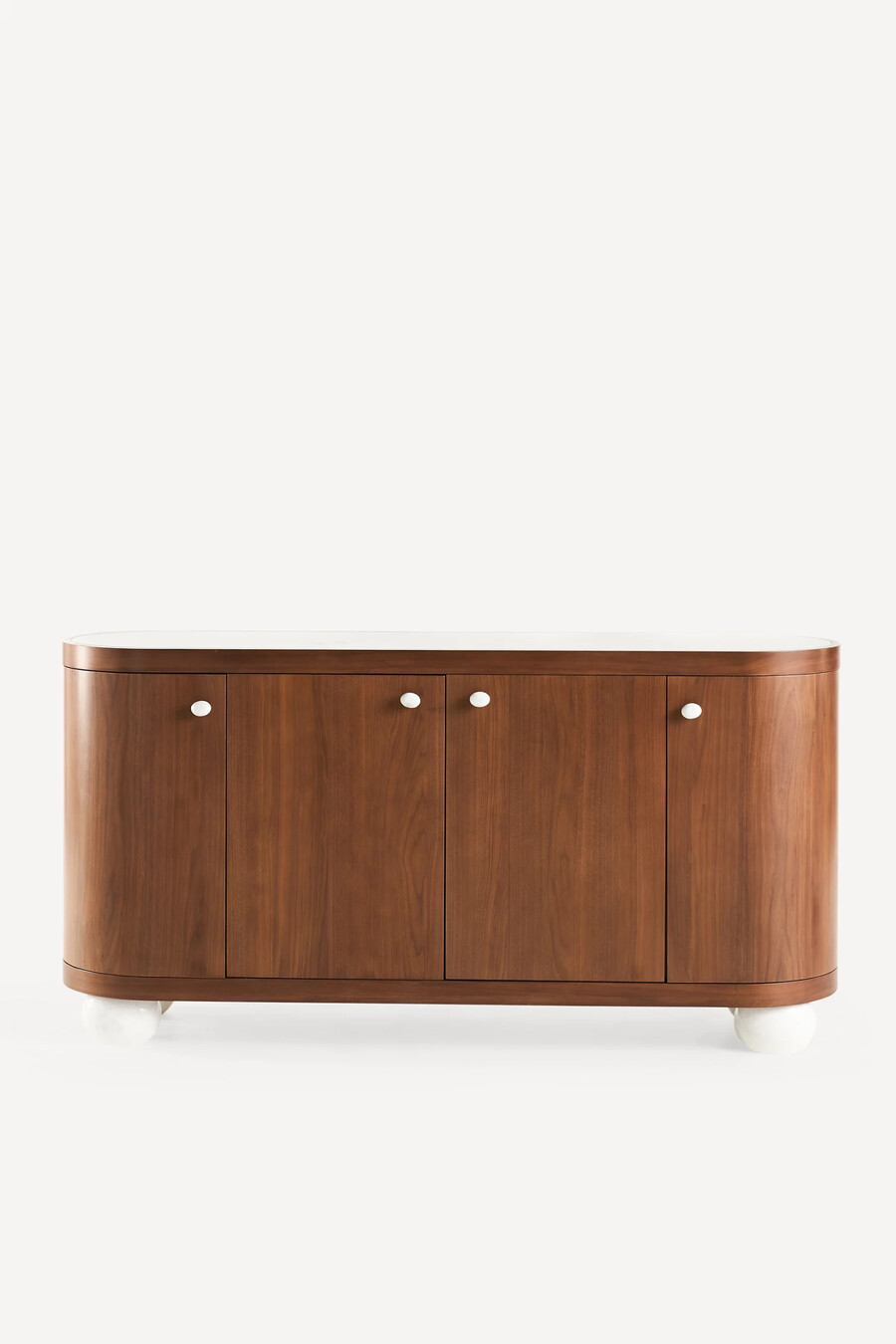 vivienne 68 sideboard aus holz mit marmorplatte