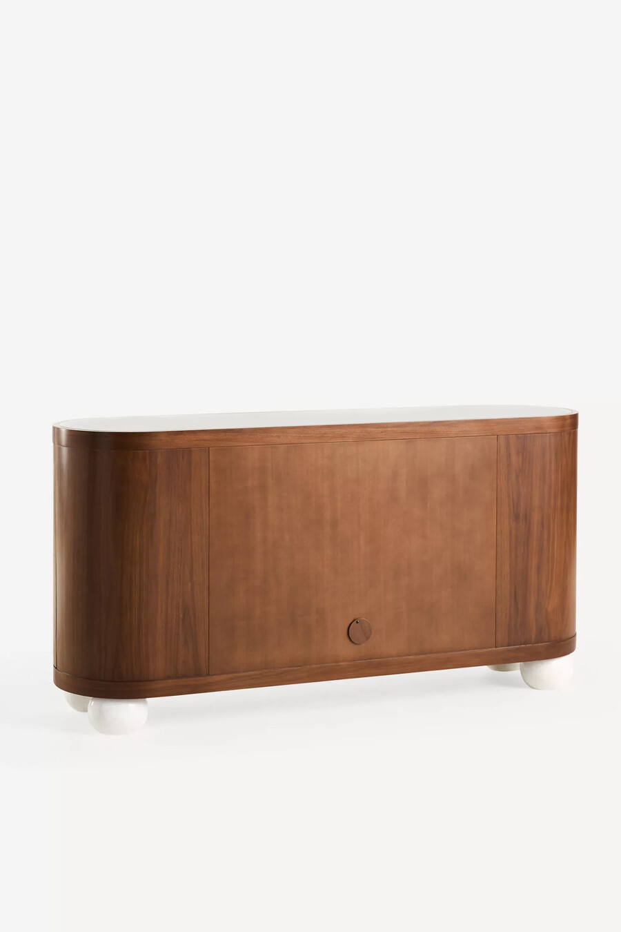 vivienne 68 sideboard aus holz mit marmorplatte