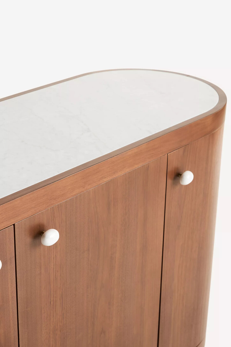 vivienne 68 sideboard aus holz mit marmorplatte