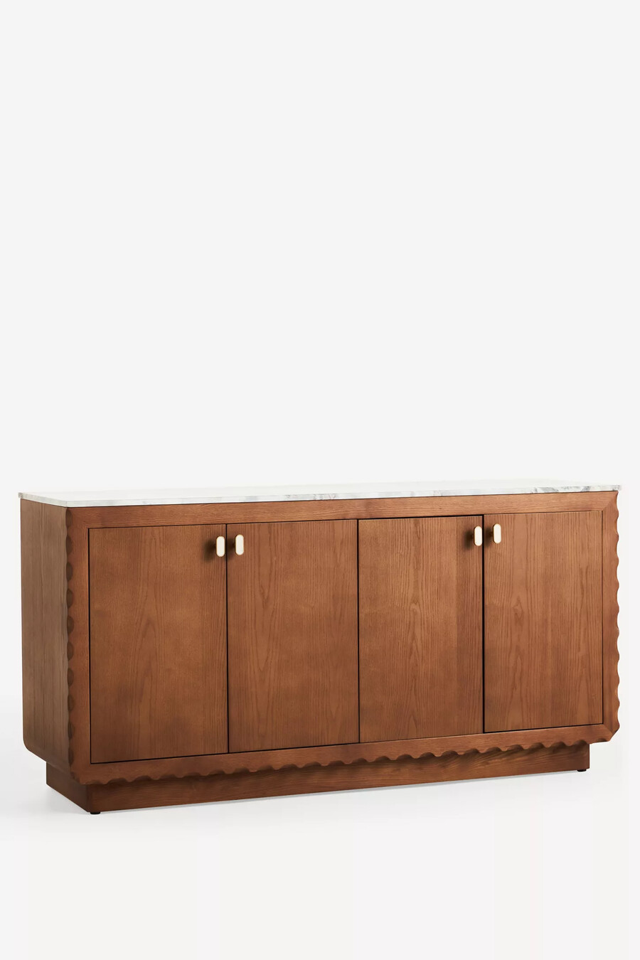 brentley rechteckiges sideboard mit marmorplatte