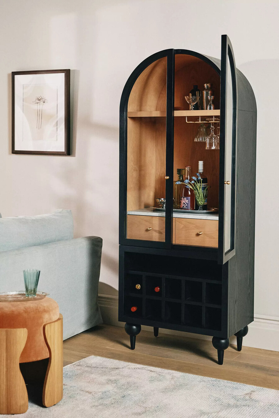 fern 72 slim barschrank