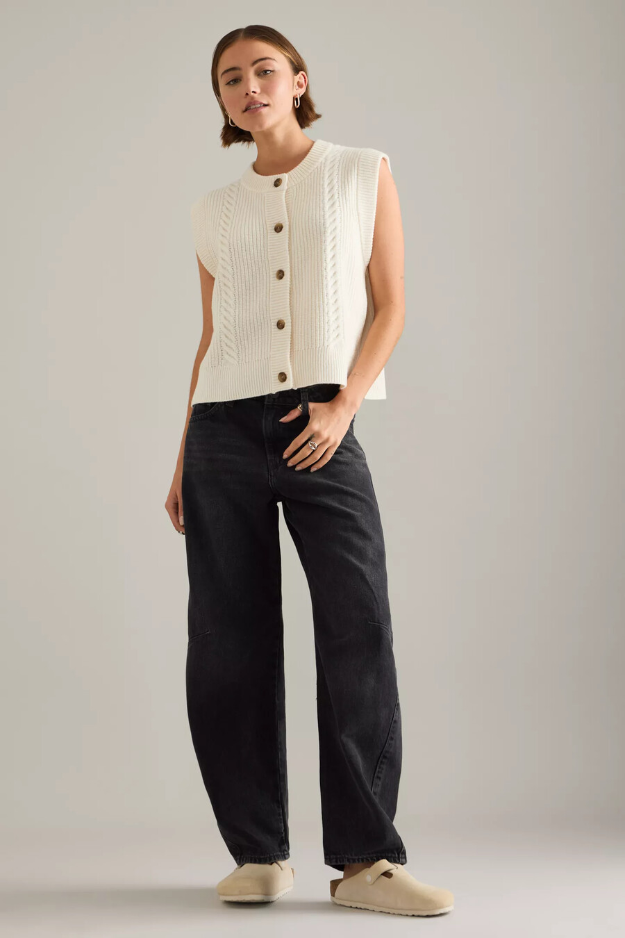 levis ines zopfstrickweste