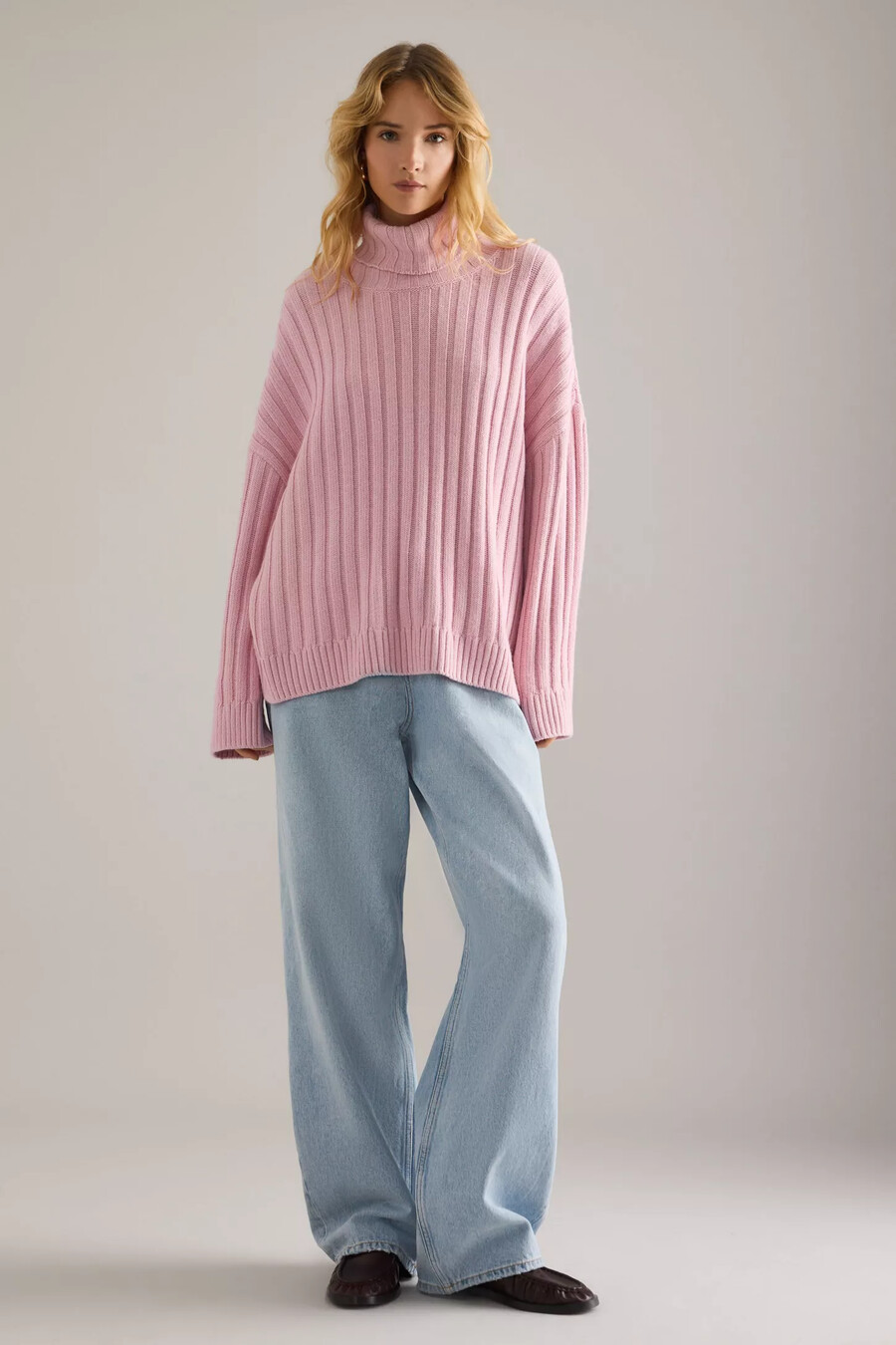 barbour maeve rollkragenpullover mit rippstrick