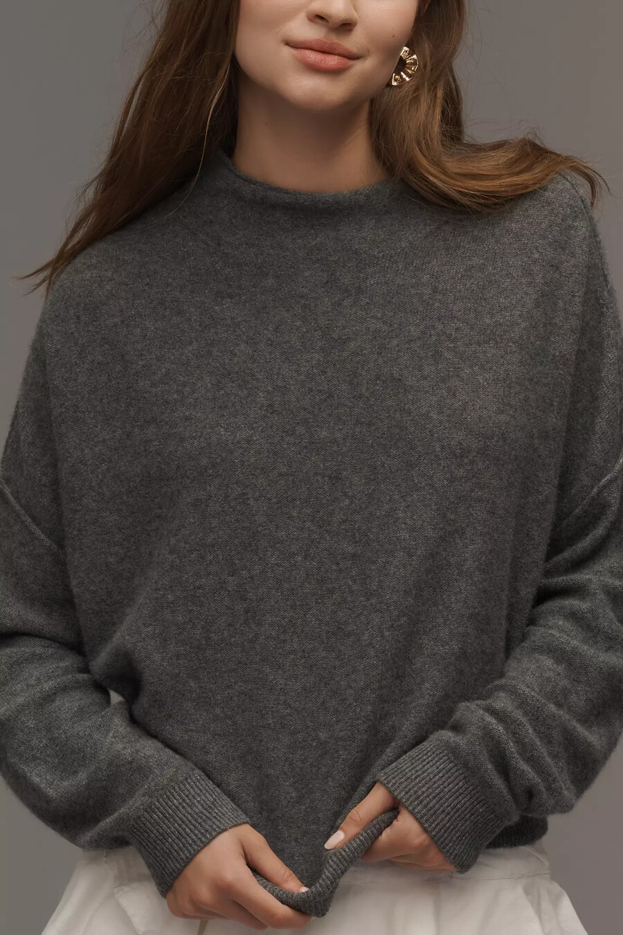 alani kaschmirpullover mit stehkragen pullover