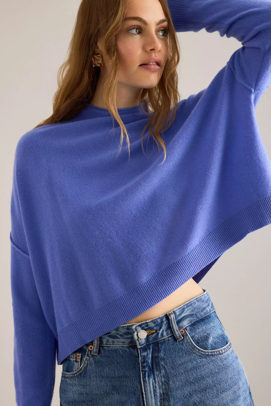 alani kaschmirpullover mit stehkragen pullover