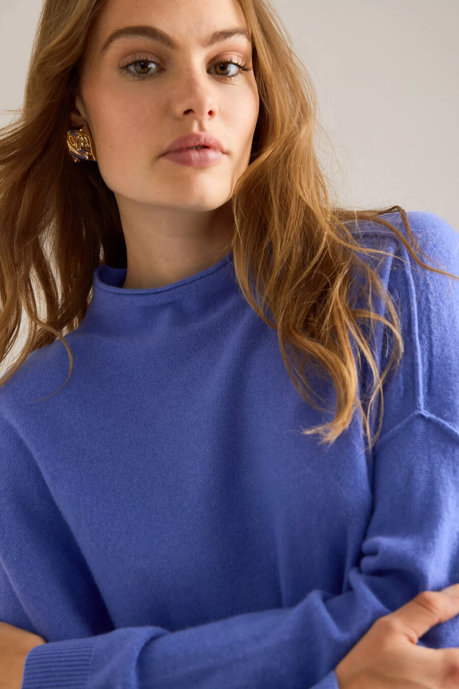 alani kaschmirpullover mit stehkragen pullover