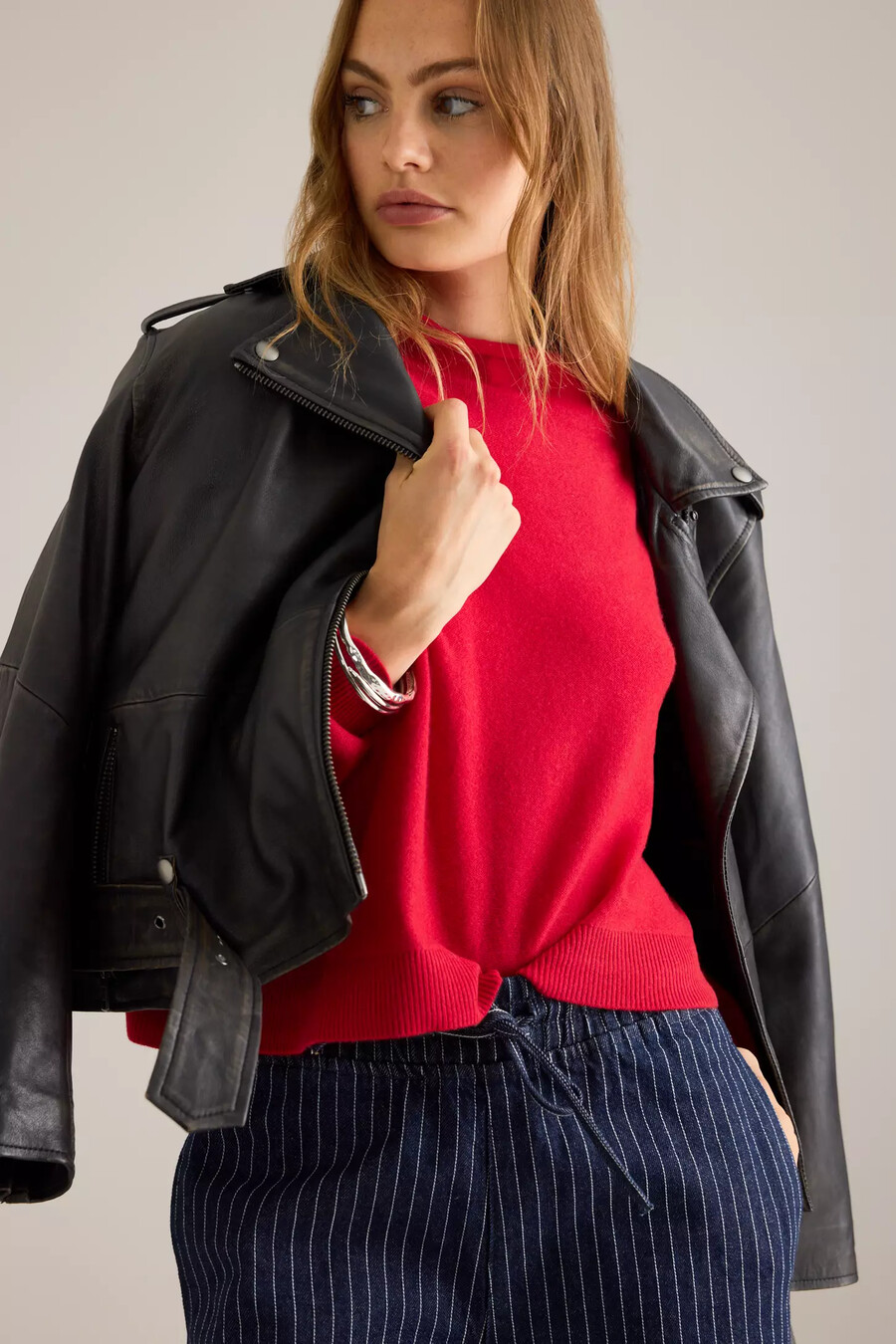 alani kaschmirpullover mit stehkragen pullover