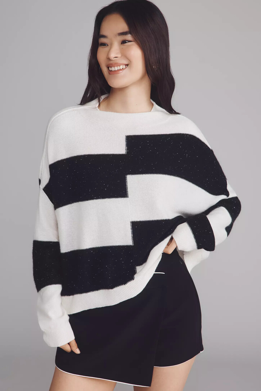 alani kaschmirpullover mit stehkragen pullover