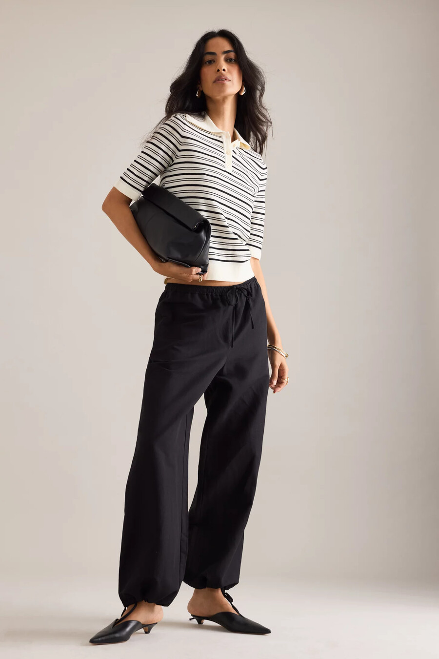 ausgewähltes thea strick-polo-top