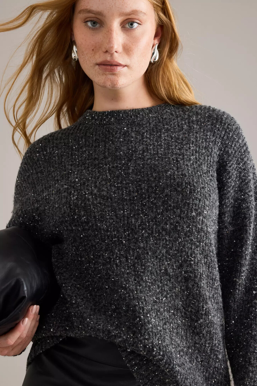 paillettenpullover von anthropologie