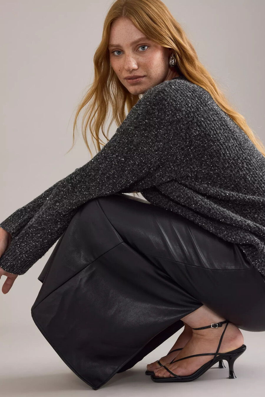 paillettenpullover von anthropologie