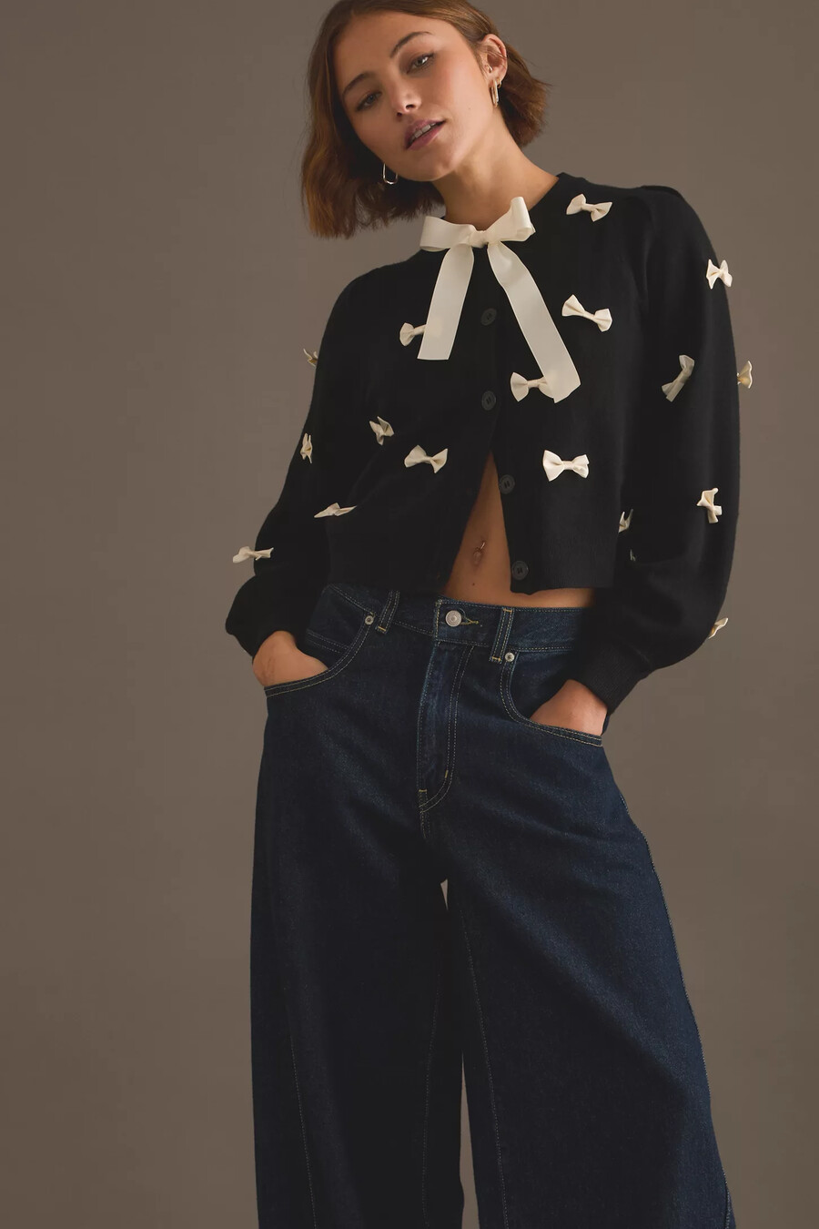 never fully dressed bow sophie cardigan