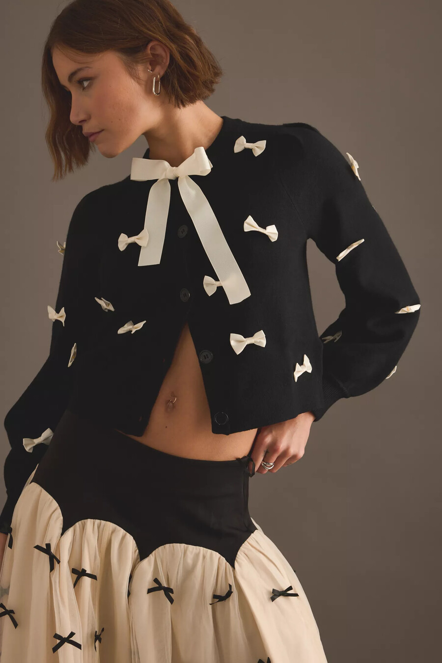 never fully dressed bow sophie cardigan