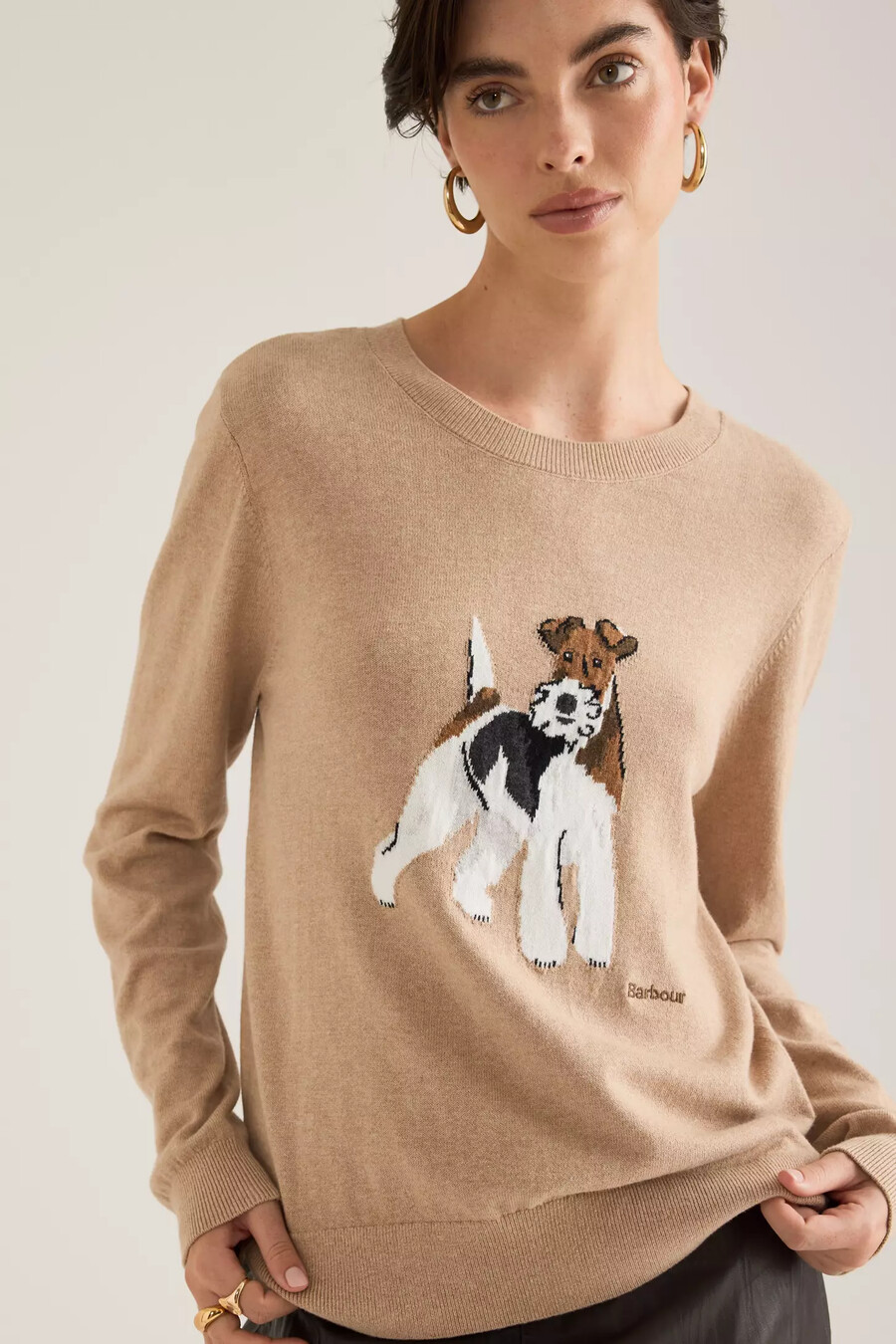 barbour fareham baumwoll-kaschmir-pullover