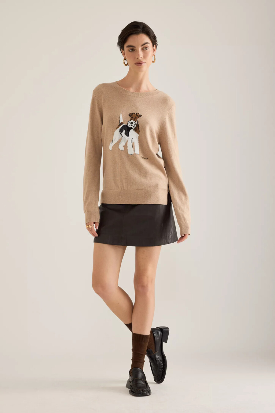 barbour fareham baumwoll-kaschmir-pullover