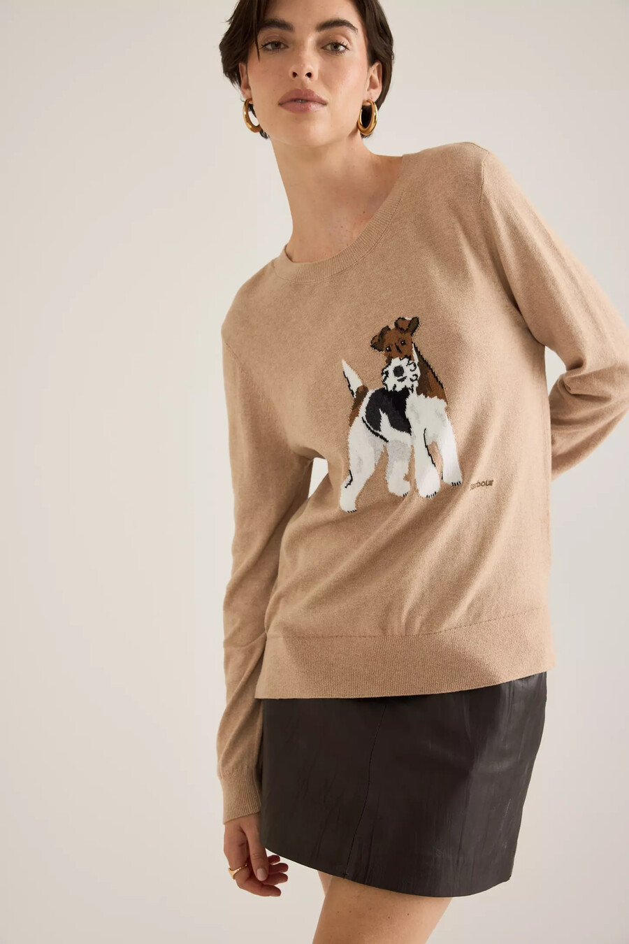 barbour fareham baumwoll-kaschmir-pullover