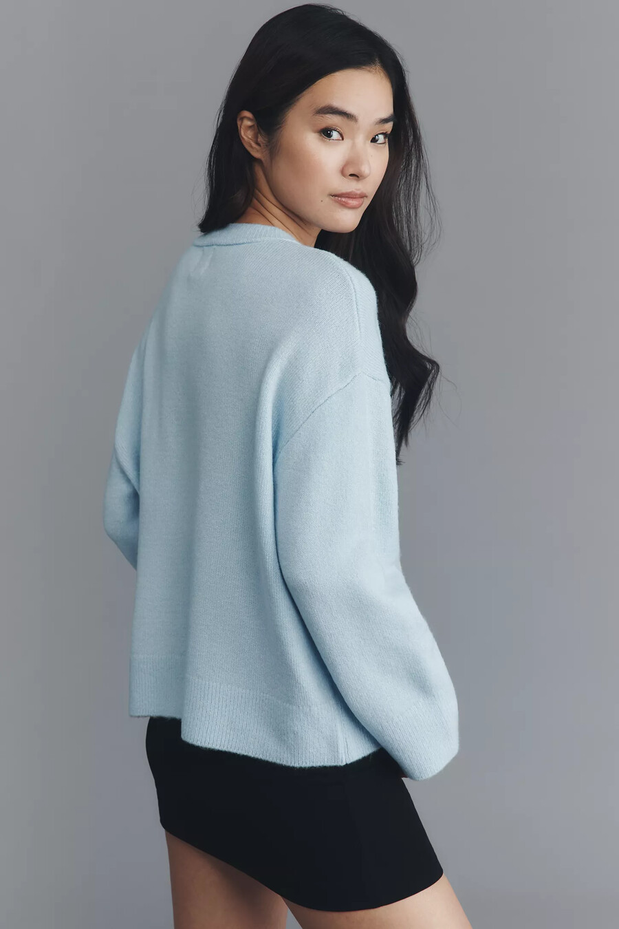 maeve pullover mit rundhalsausschnitt und hundemotiv