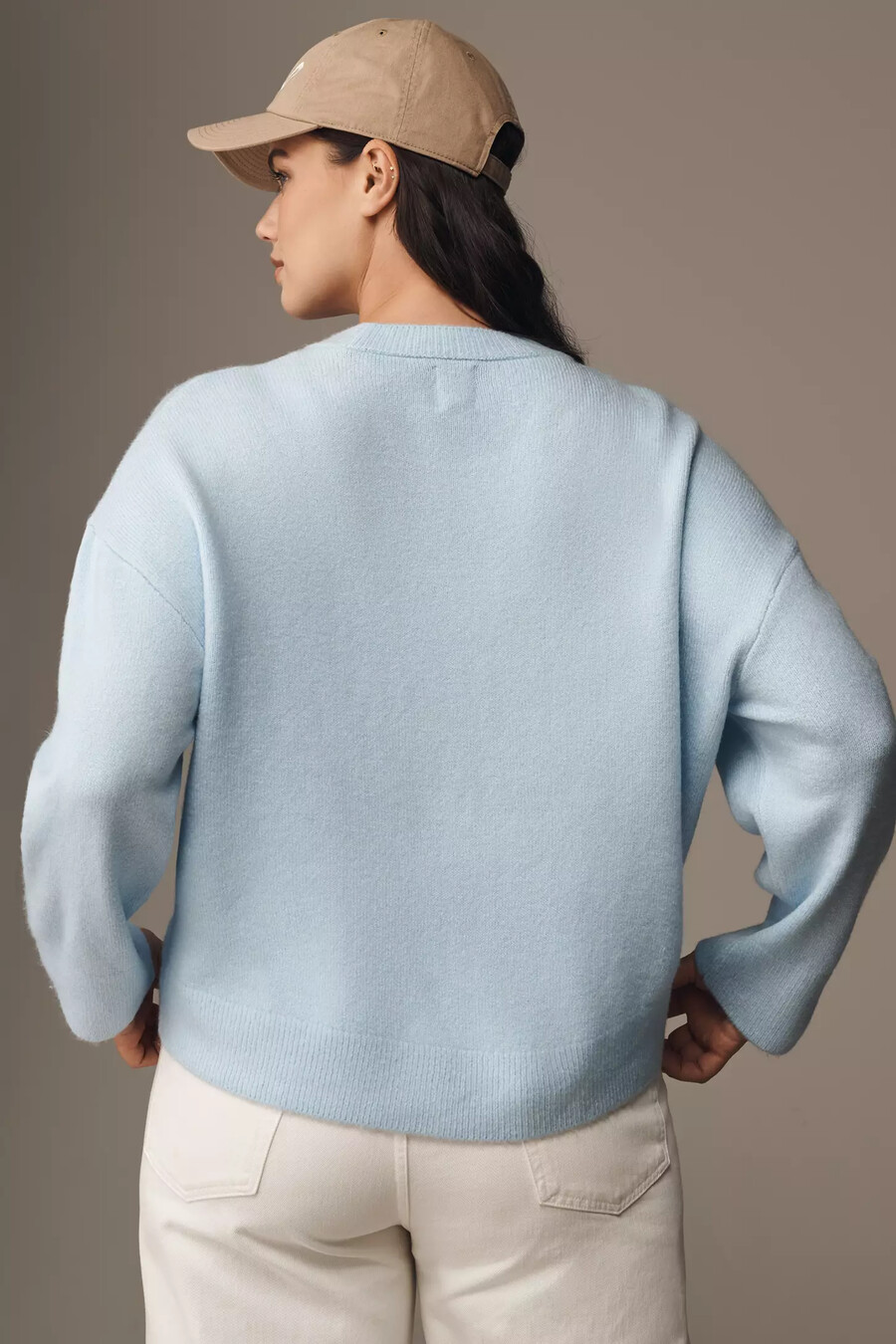 maeve pullover mit rundhalsausschnitt und hundemotiv